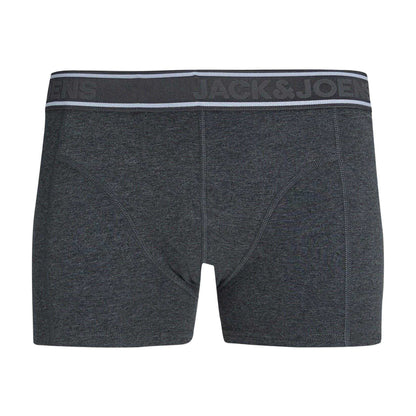 Asphalt - Front - Jack And Jones Mens Jacsuper Basic Boxer Shorts