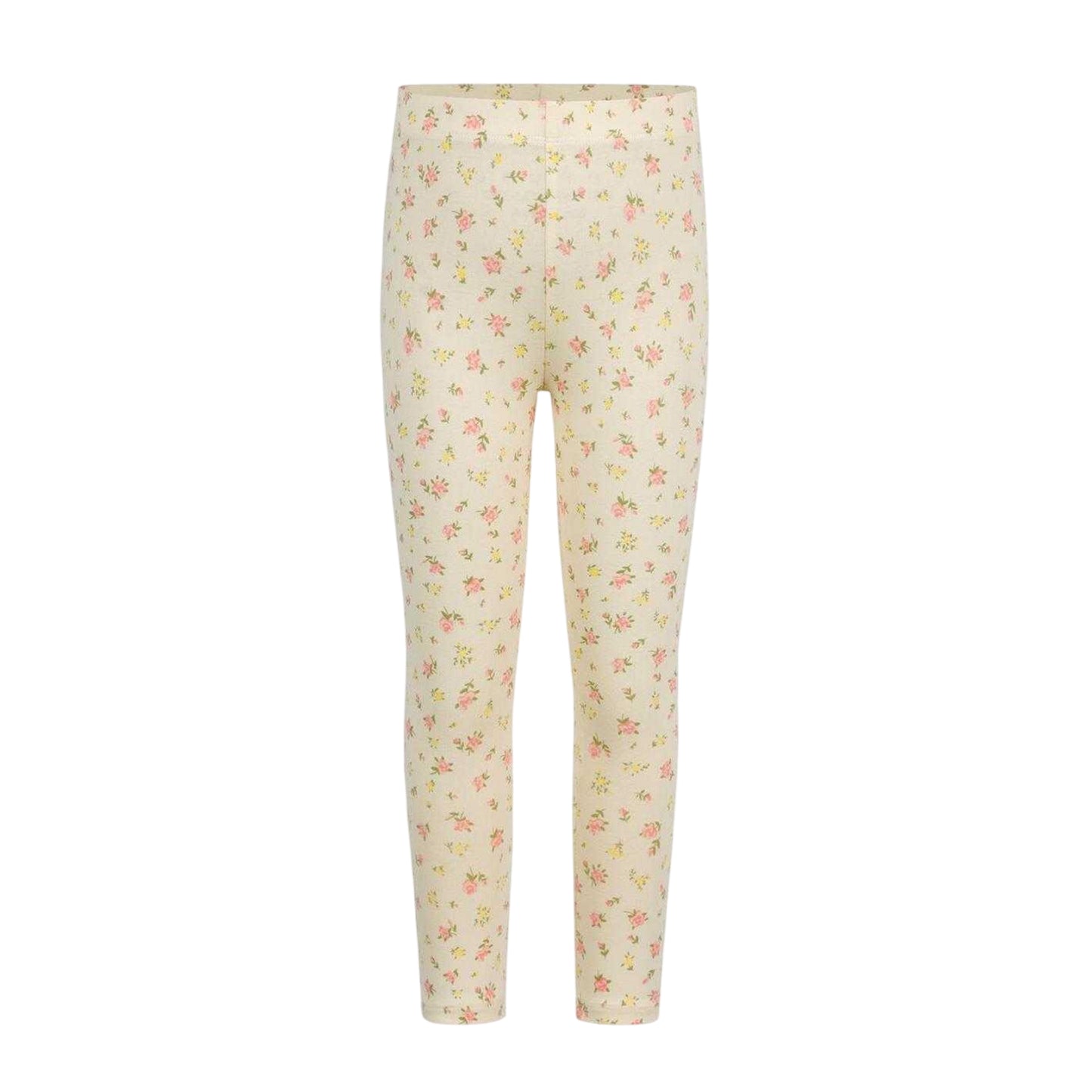 Navy-Floral - Side - Miso Girls Leggings (Pack of 5)