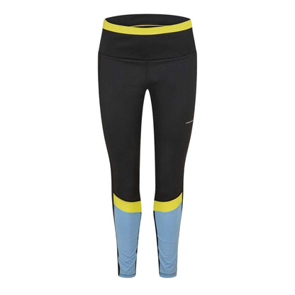Blue - Front - Head Womens-Ladies Colour Block Pocket Mid Rise Leggings