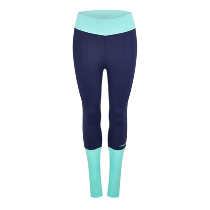 Blue - Front - Head Womens-Ladies Colour Block Shape & Lift Leggings
