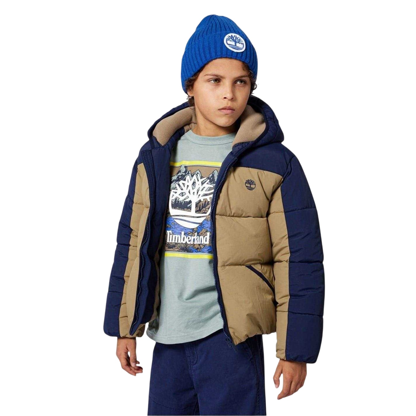 Grey - Lifestyle - Timberland Childrens-Kids Graphic Print T-Shirt