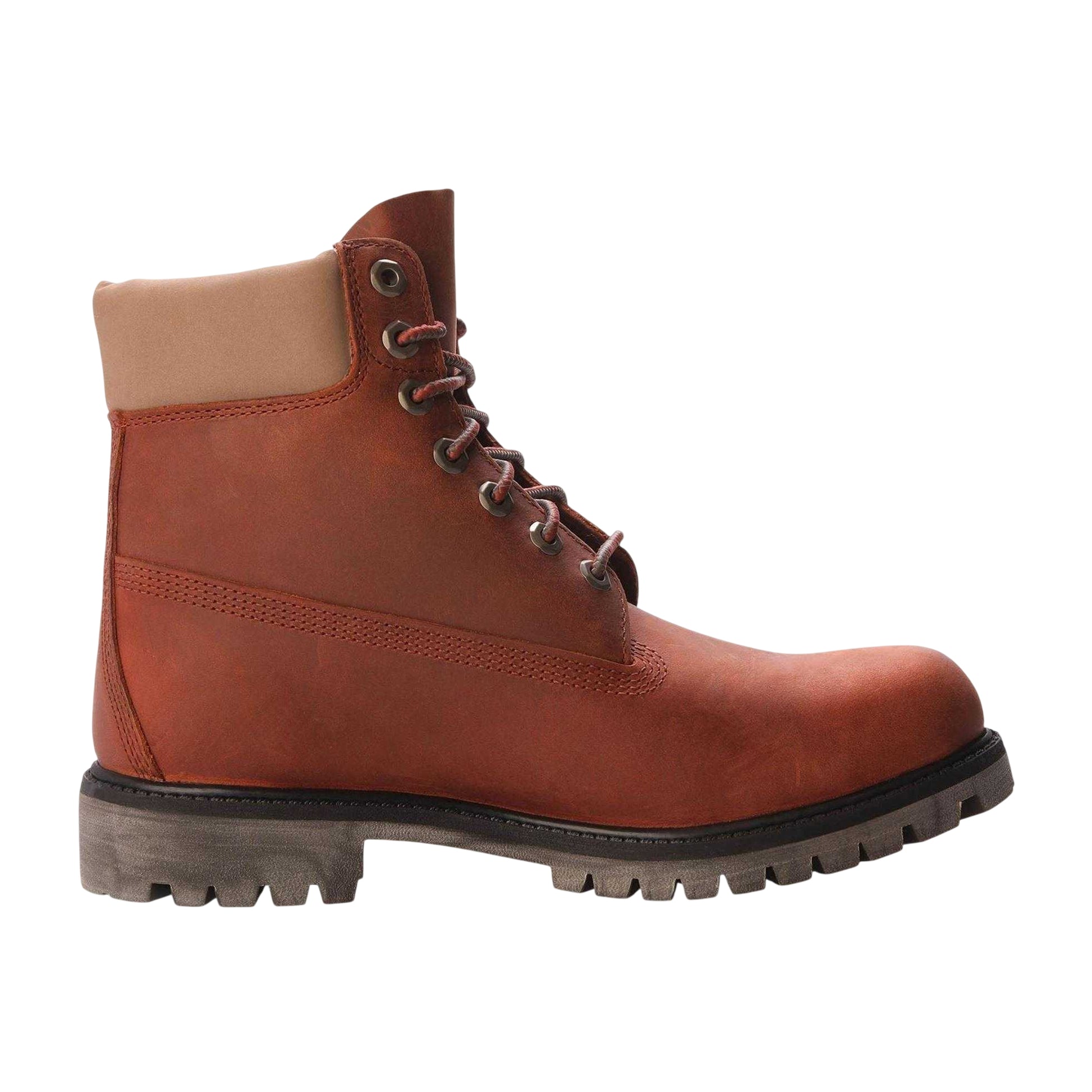 Orange - Front - Timberland Mens Leather Waterproof Work Boots