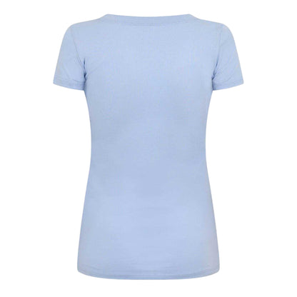 Blue - Back - Head Womens-Ladies T-Shirt