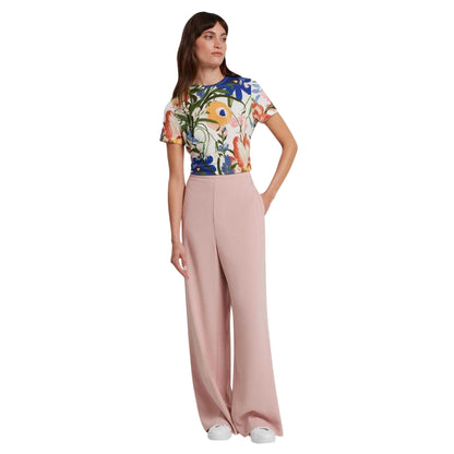 White - Lifestyle - Ted Baker Womens-Ladies Cotton T-Shirt