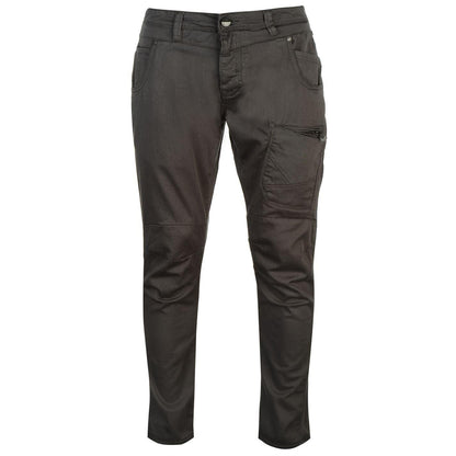 Charcoal - Front - 883 Police Mens Vialli Chinos