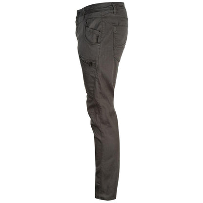 Charcoal - Side - 883 Police Mens Vialli Chinos