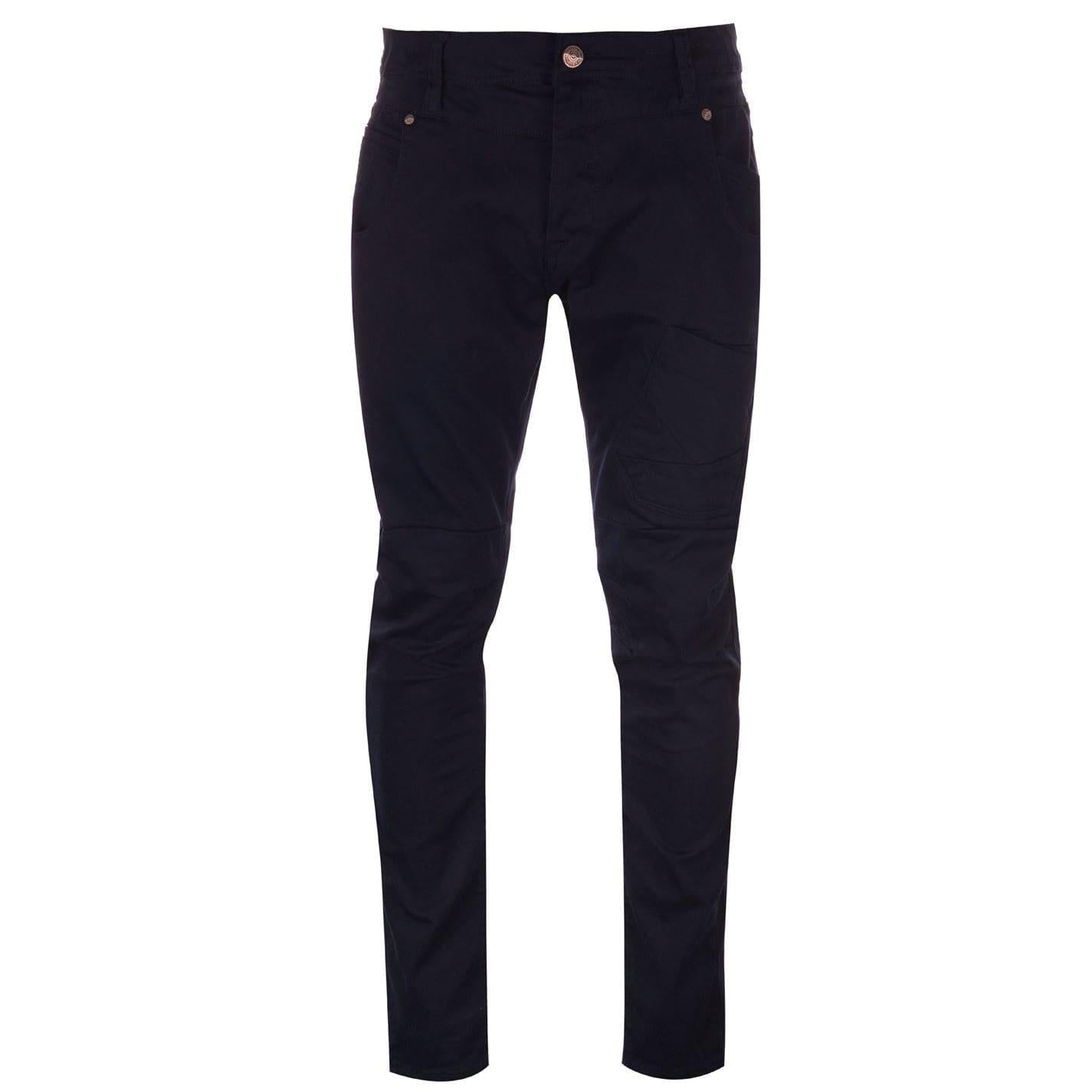 Navy - Front - 883 Police Mens Vialli Chinos