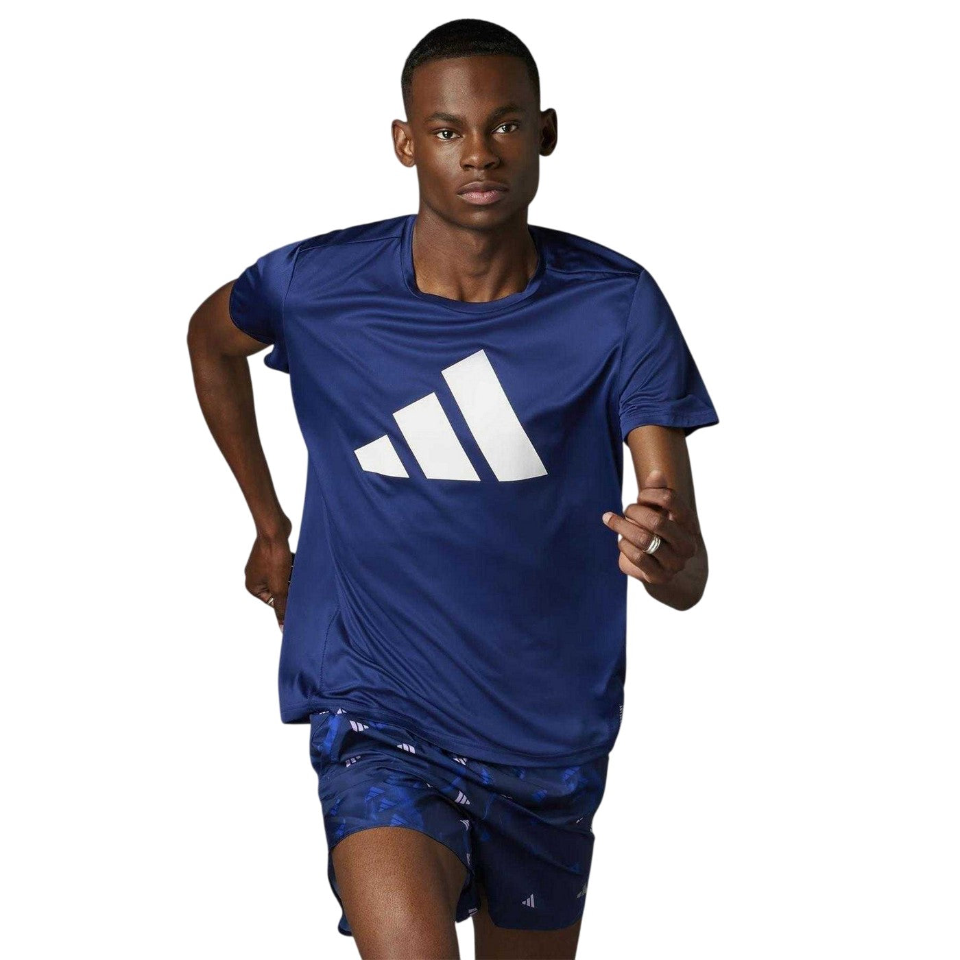 Dark Blue - Lifestyle - Adidas Mens Run It T-Shirt