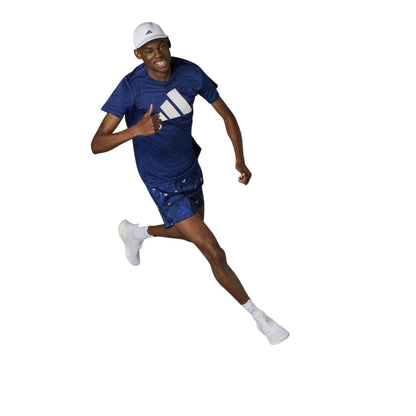 Dark Blue - Pack Shot - Adidas Mens Run It T-Shirt