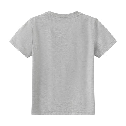 Grey - Back - Disney Childrens-Kids Mickey Mouse Polyester Regular T-Shirt