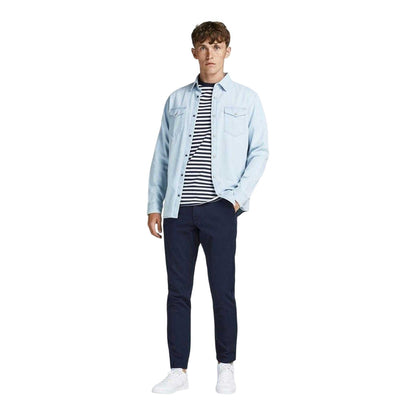 Navy Blazer - Pack Shot - Jack And Jones Mens Dave Slim Chinos