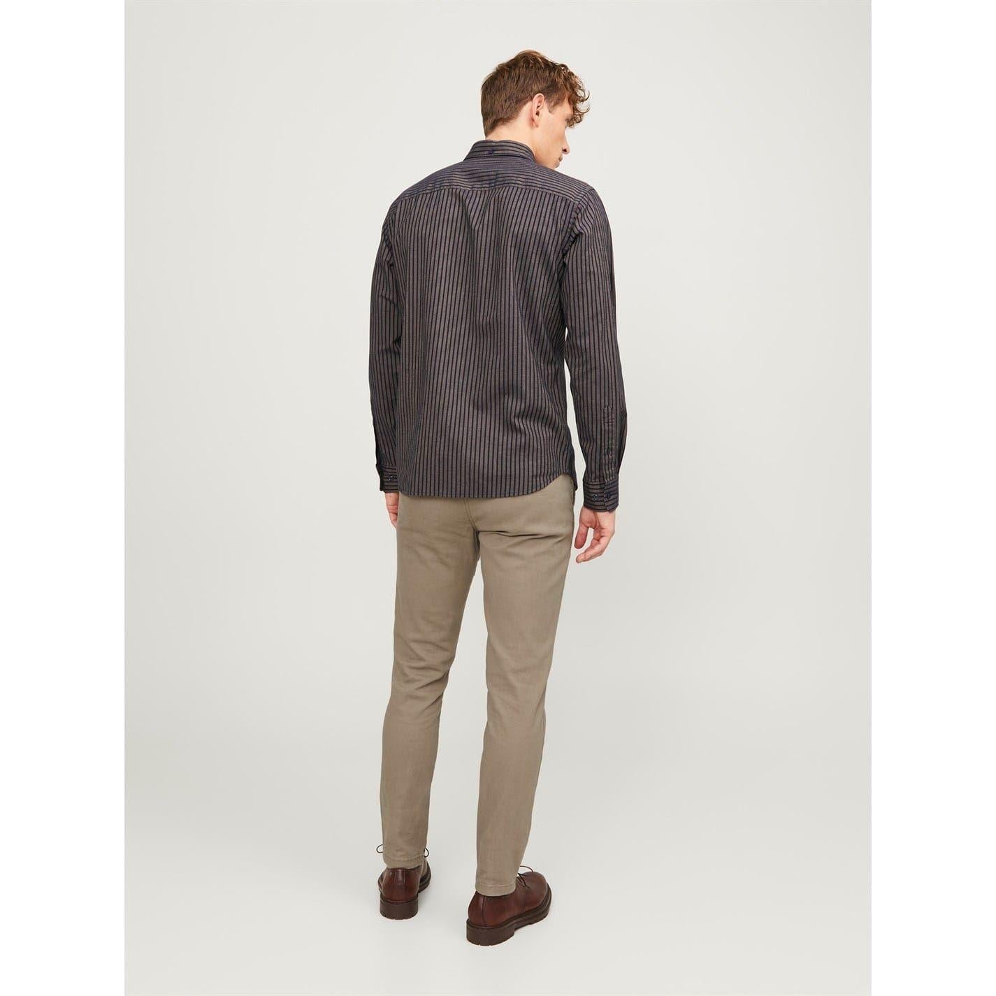 Beige - Lifestyle - Jack And Jones Mens Dave Slim Chinos