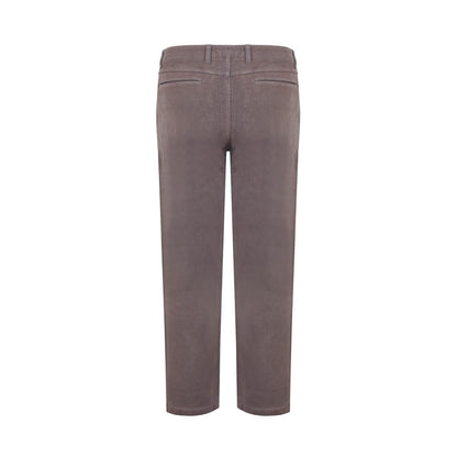 Brown - Back - Firetrap Mens Regular Chinos