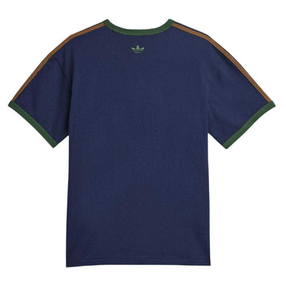 Navy - Back - Adidas Mens Brain Dead Cotton T-Shirt