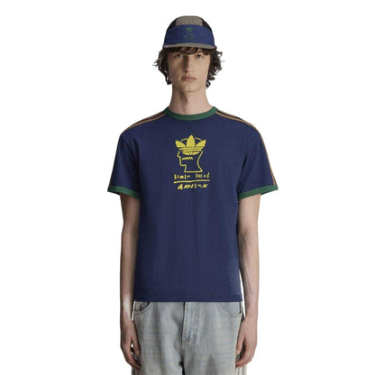 Navy - Lifestyle - Adidas Mens Brain Dead Cotton T-Shirt
