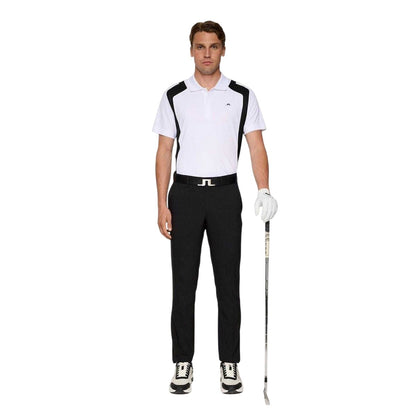 Black - Pack Shot - J.Lindeberg Mens Elof Slim Golf Chinos