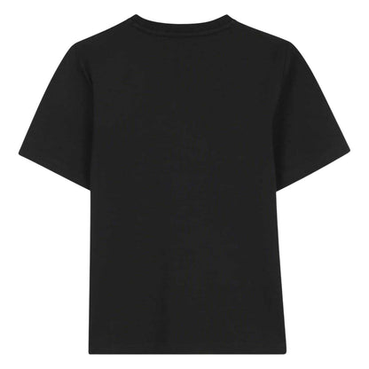 Black - Back - Boss Childrens-Kids 3D Logo T-Shirt