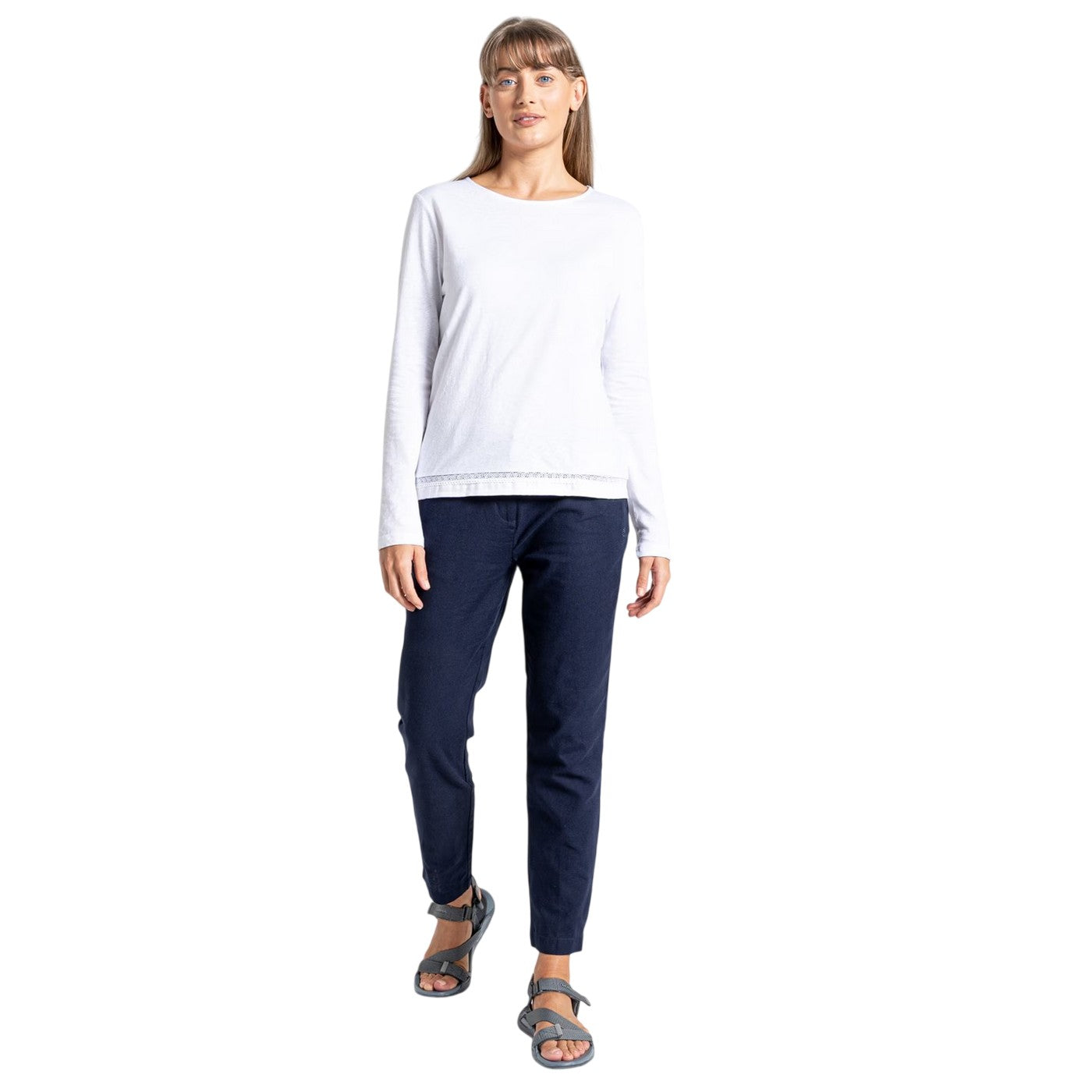 Blue Navy - Lifestyle - Craghoppers Womens-Ladies Orisia Chinos