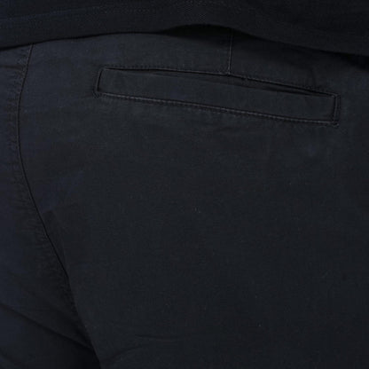 Navy - Close up - Weekend Offender Mens High Desert Cargo Shorts
