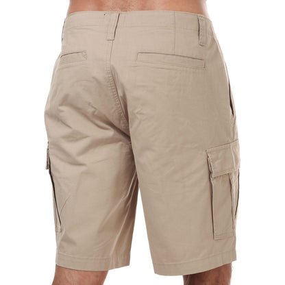 Stone - Back - Weekend Offender Mens High Desert Cargo Shorts