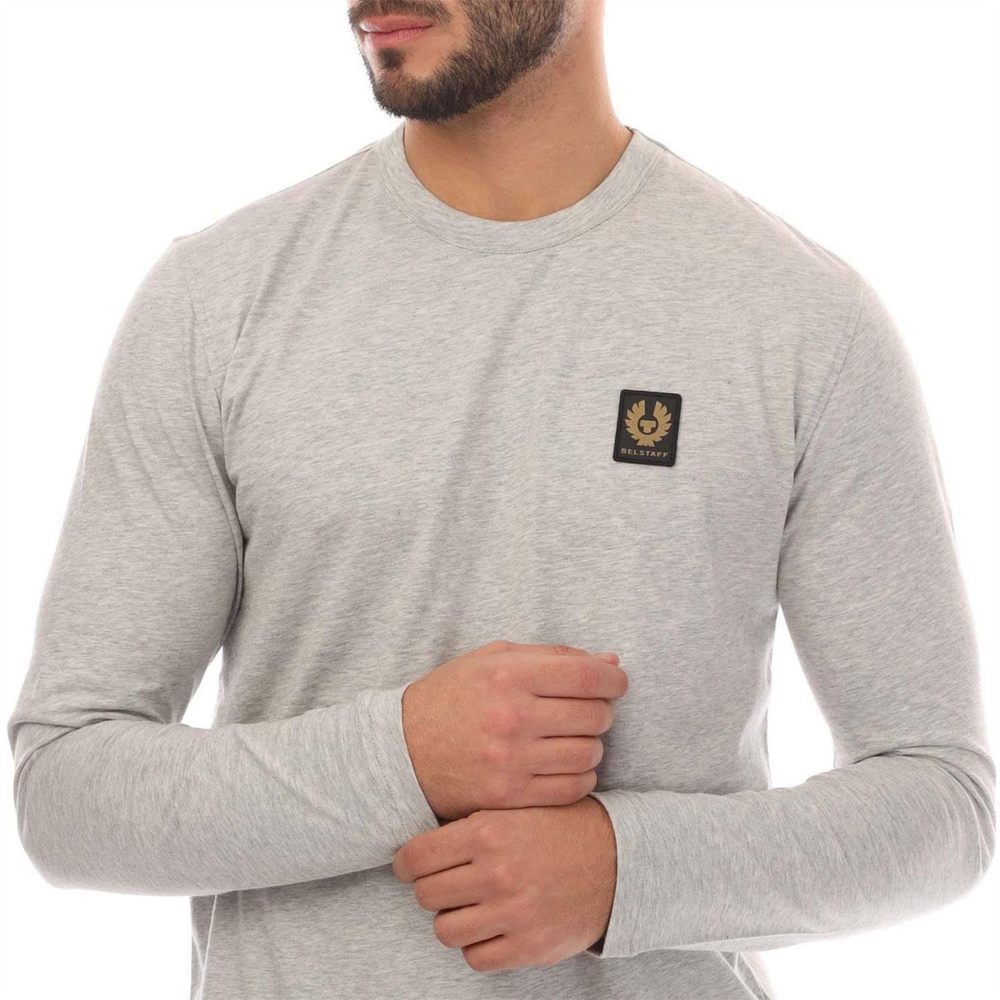 Silver - Side - Belstaff Mens T-Shirt