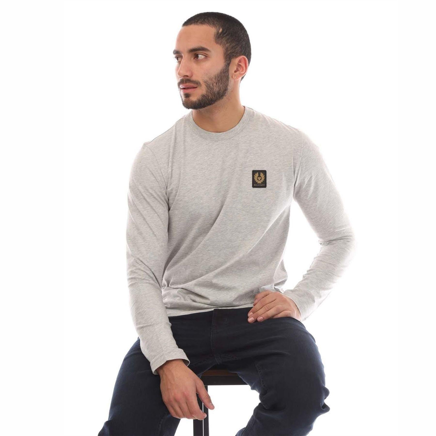 Silver - Lifestyle - Belstaff Mens T-Shirt