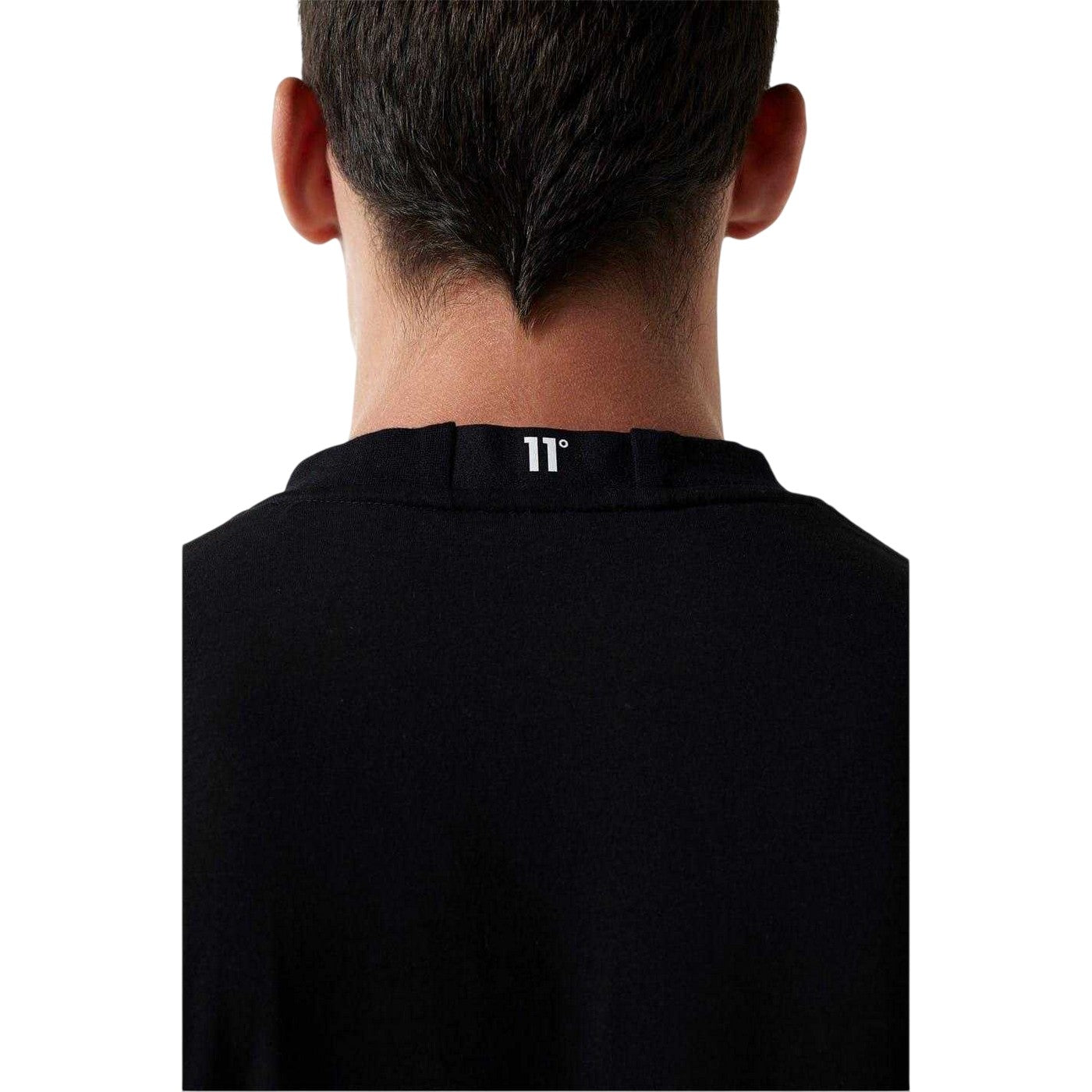 Black - Lifestyle - 11 Degrees Mens Cotton Jersey T-Shirt