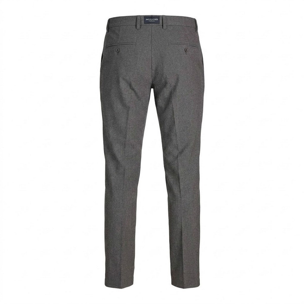 Dark Grey - Back - Jack And Jones Mens Banks Regular Work Chinos