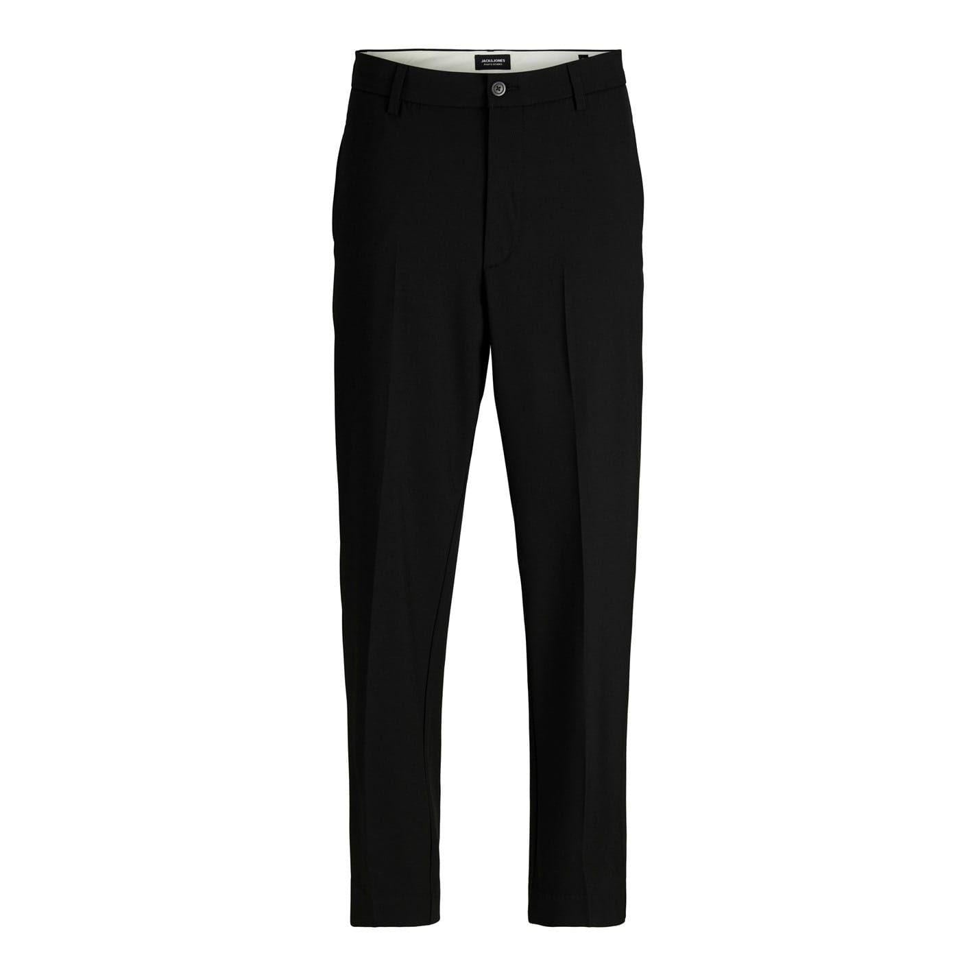Black - Front - Jack And Jones Mens Banks Regular Work Chinos