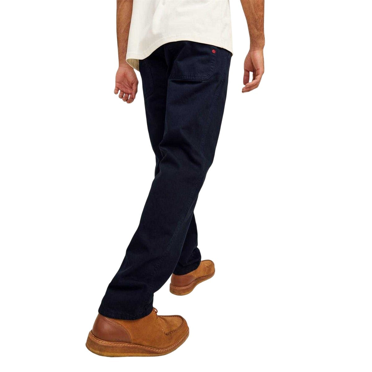 Navy Blazer - Back - Jack And Jones Mens Regular Chinos
