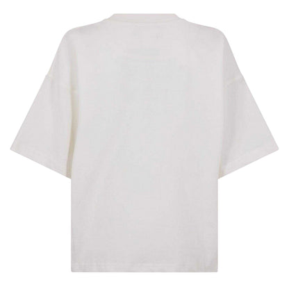 Cream - Back - 4th & Reckless Womens-Ladies Marina Oversized T-Shirt