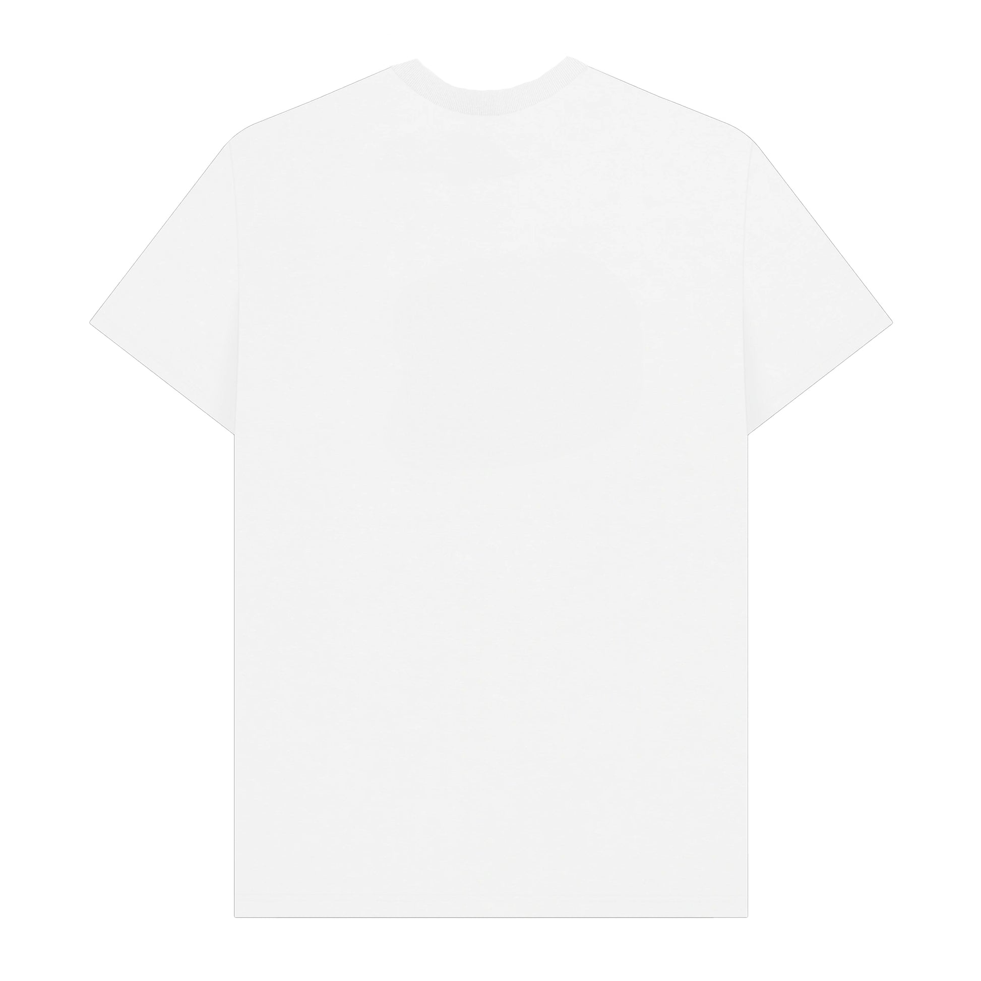 White - Back - 4F Mens Small Logo T-Shirt
