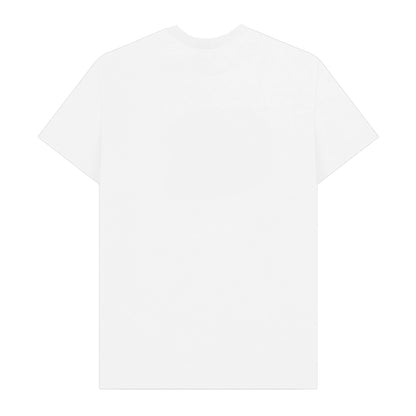 White - Back - 4F Mens Small Logo T-Shirt