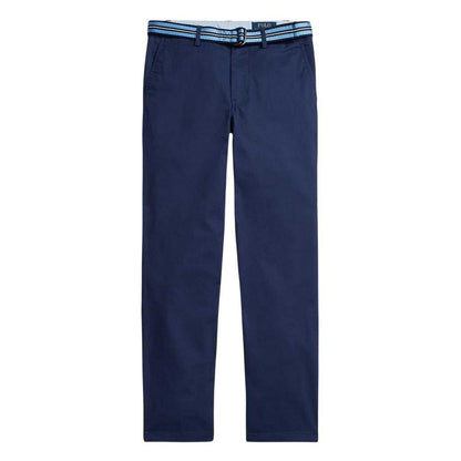Navy - Front - Ralph Lauren Childrens-Kids Slim Chinos