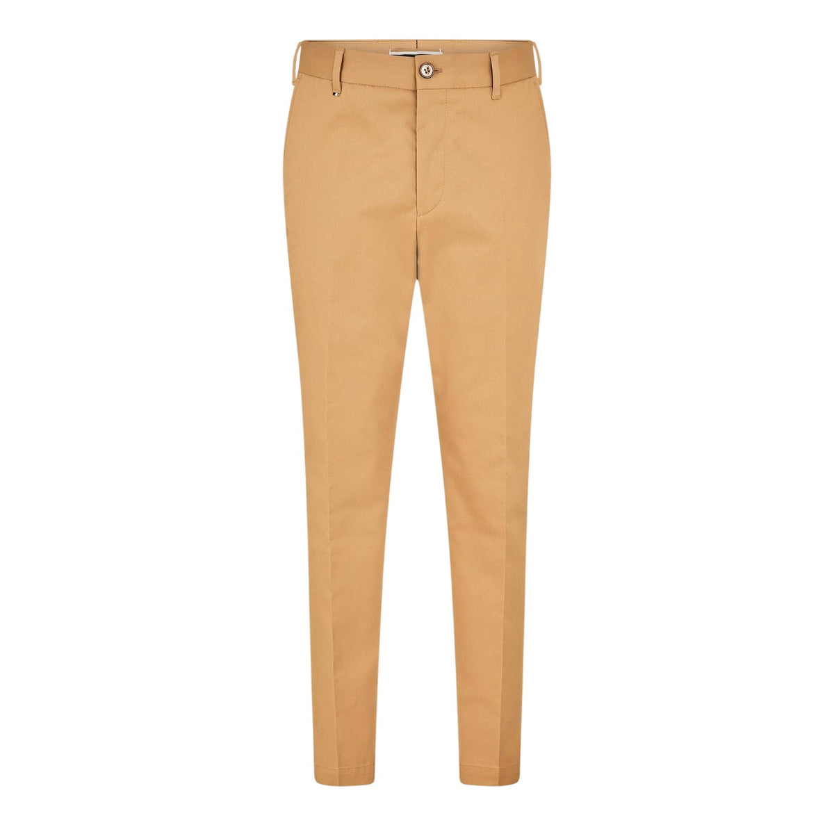Medium Beige - Front - Boss Mens Perin Straight Chinos