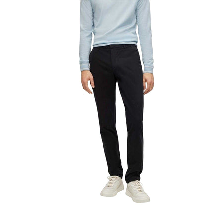 Black - Front - Hugo Boss Mens Kaiton Slim Chinos