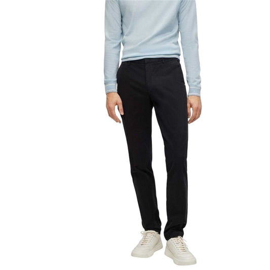 Black - Front - Hugo Boss Mens Kaiton Slim Chinos