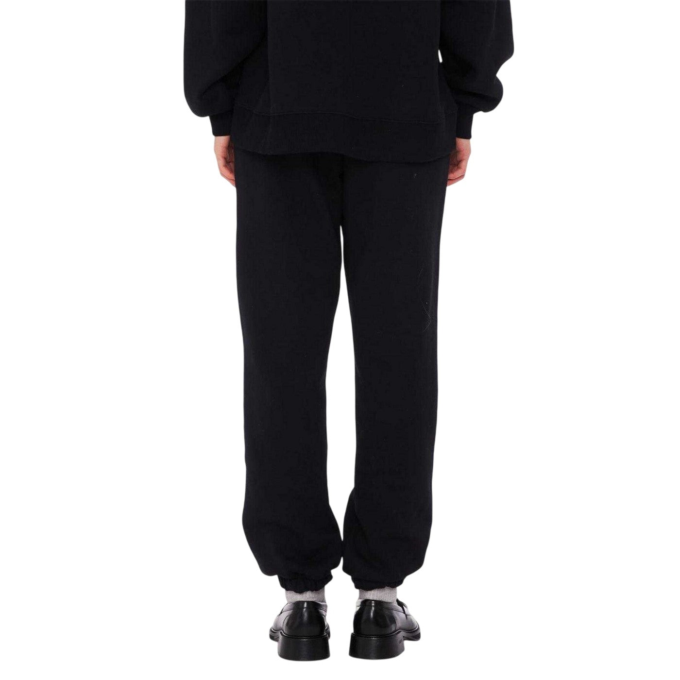 Black - Back - Rotate Sunday Womens-Ladies Loose Fit Sweatpants