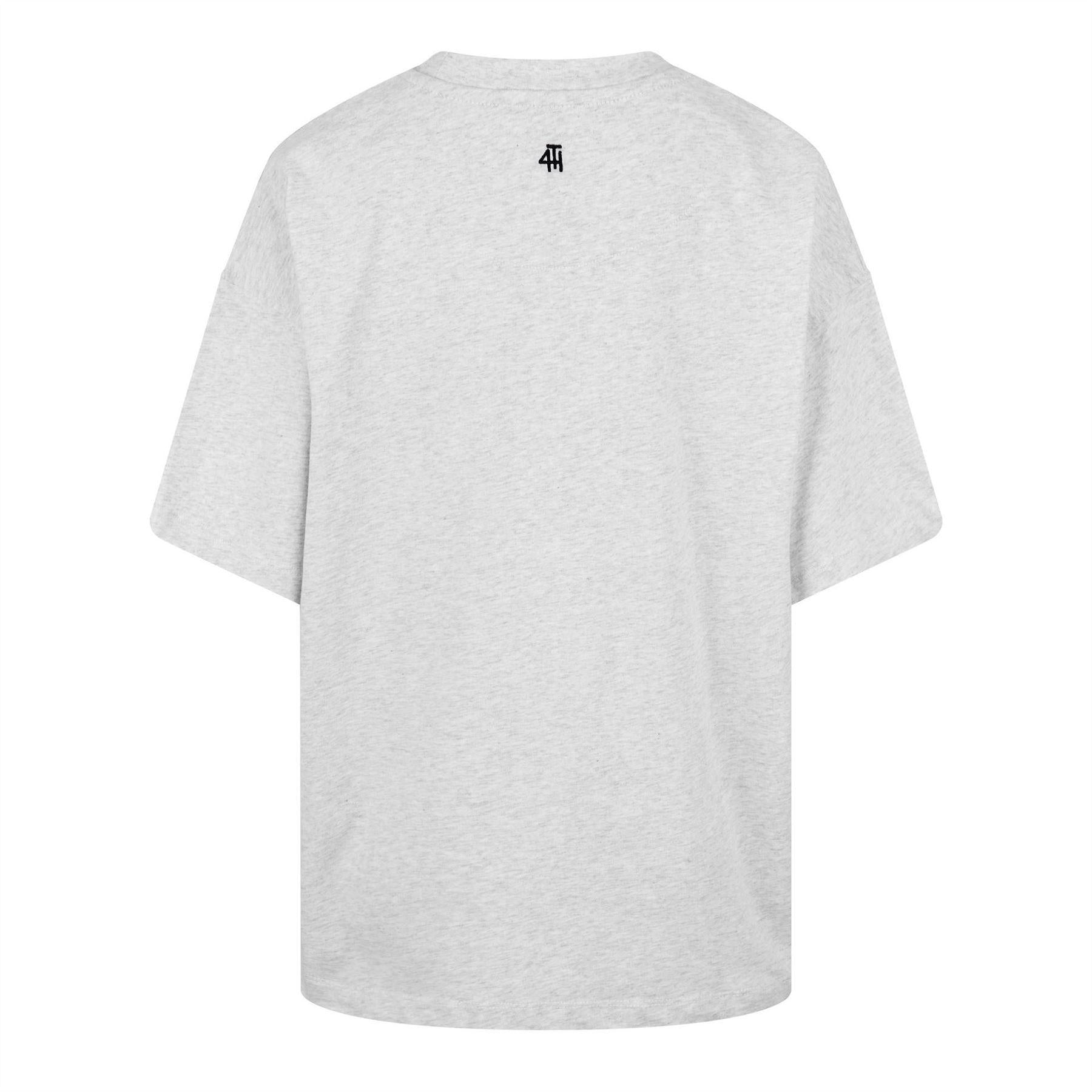 Grey Marl - Back - 4th & Reckless Womens-Ladies Regular T-Shirt