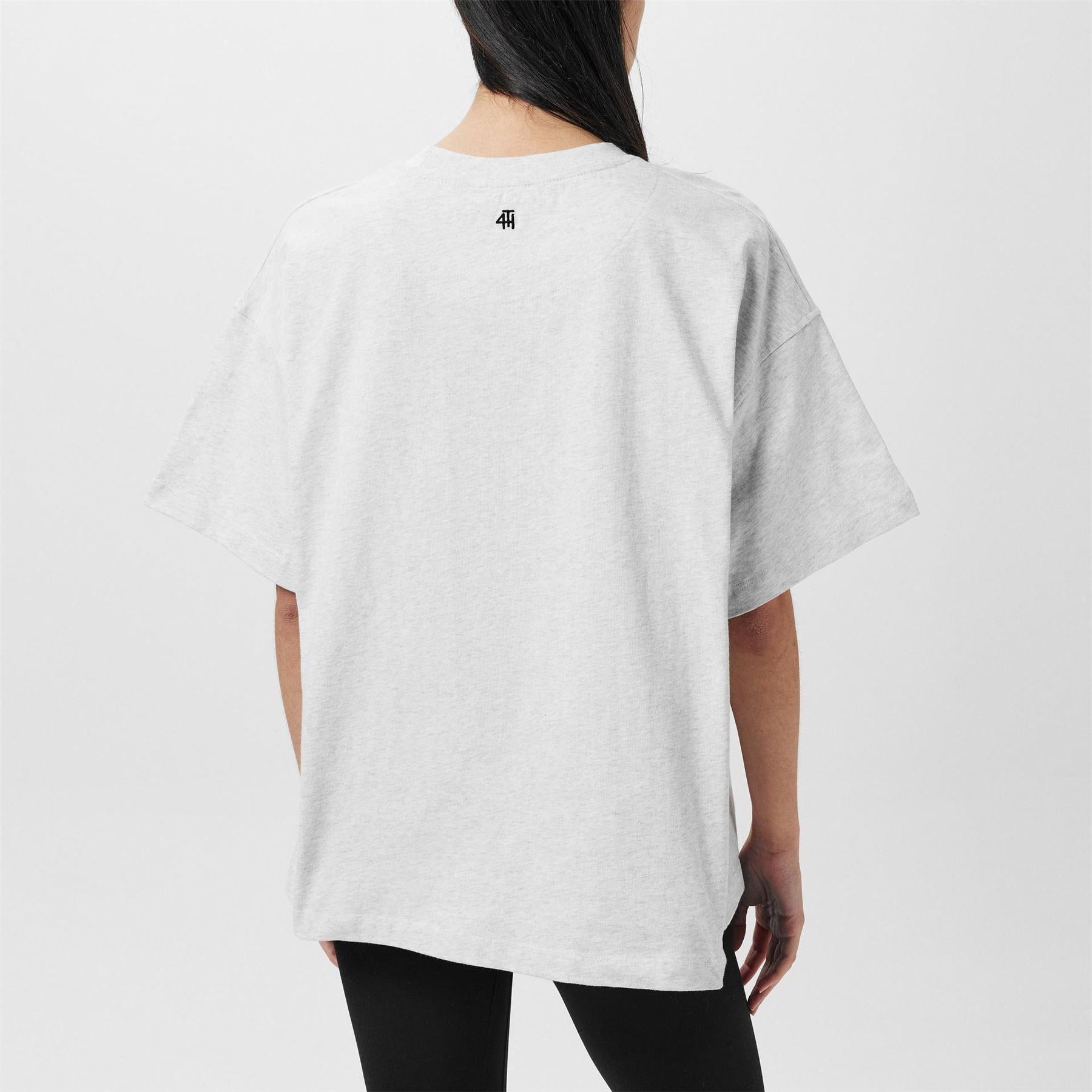 Grey Marl - Lifestyle - 4th & Reckless Womens-Ladies Regular T-Shirt