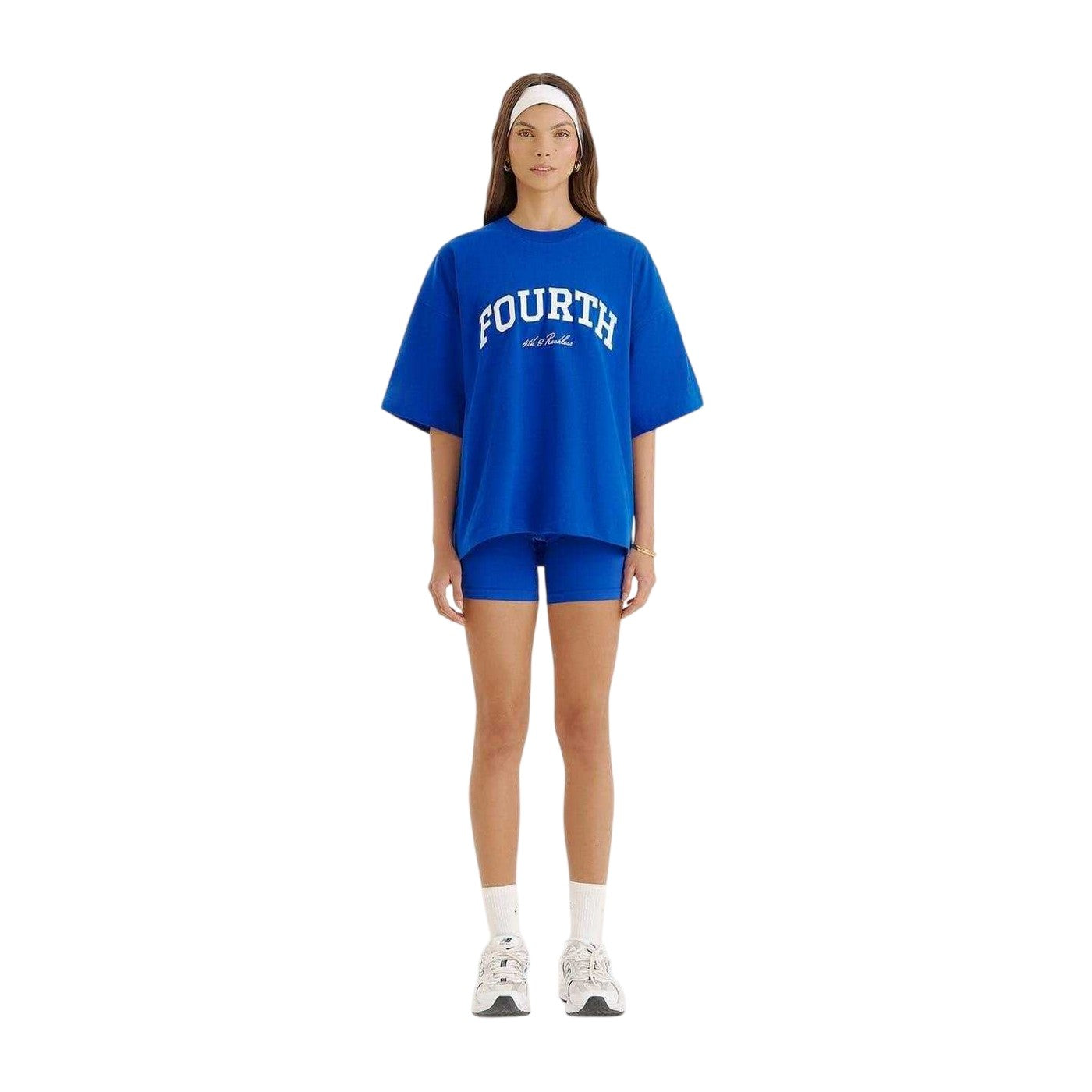 Blue - Pack Shot - 4th & Reckless Womens-Ladies Regular T-Shirt