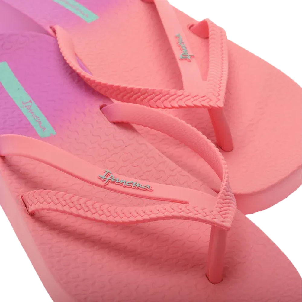 Pink-Purple - Side - Ipanema Womens-Ladies Bossa Soft Flip Flops