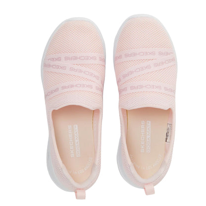 Light Pink - Side - Skechers Womens-Ladies Go Walk Joy Walking Trainers