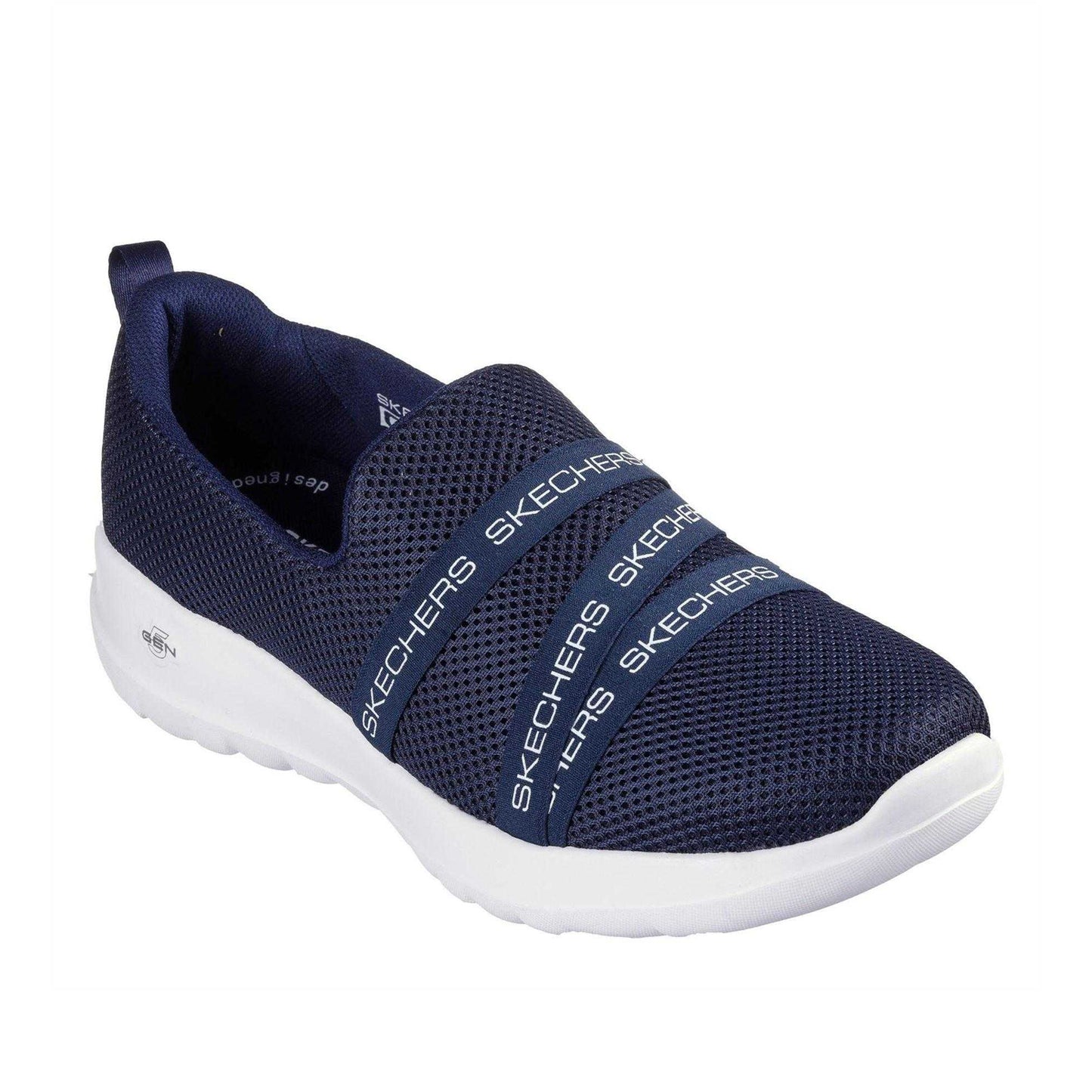 Navy - Front - Skechers Womens-Ladies Go Walk Joy Walking Trainers