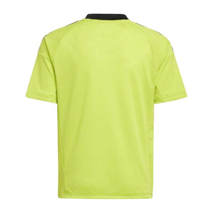 Solar Yellow - Back - Adidas Childrens-Kids Real Madrid CF Football Jersey