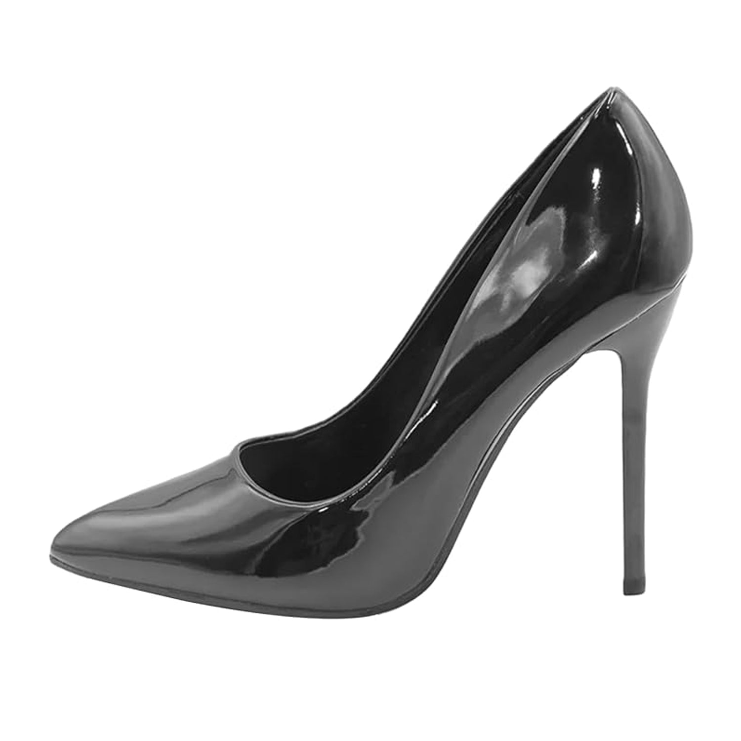 Black - Back - Where´s That From Womens-Ladies Kyra Patent Leather Stiletto Heel High Heels