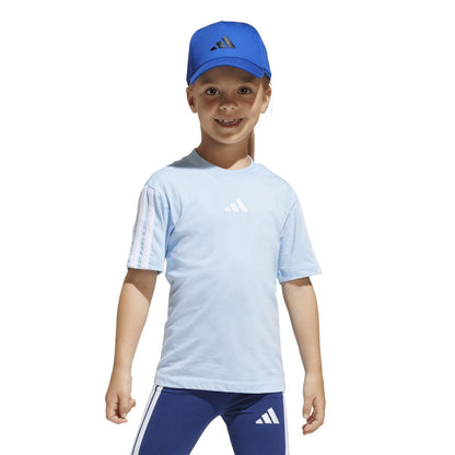 Glow Blue - Lifestyle - Adidas Childrens-Kids Essentials T-Shirt
