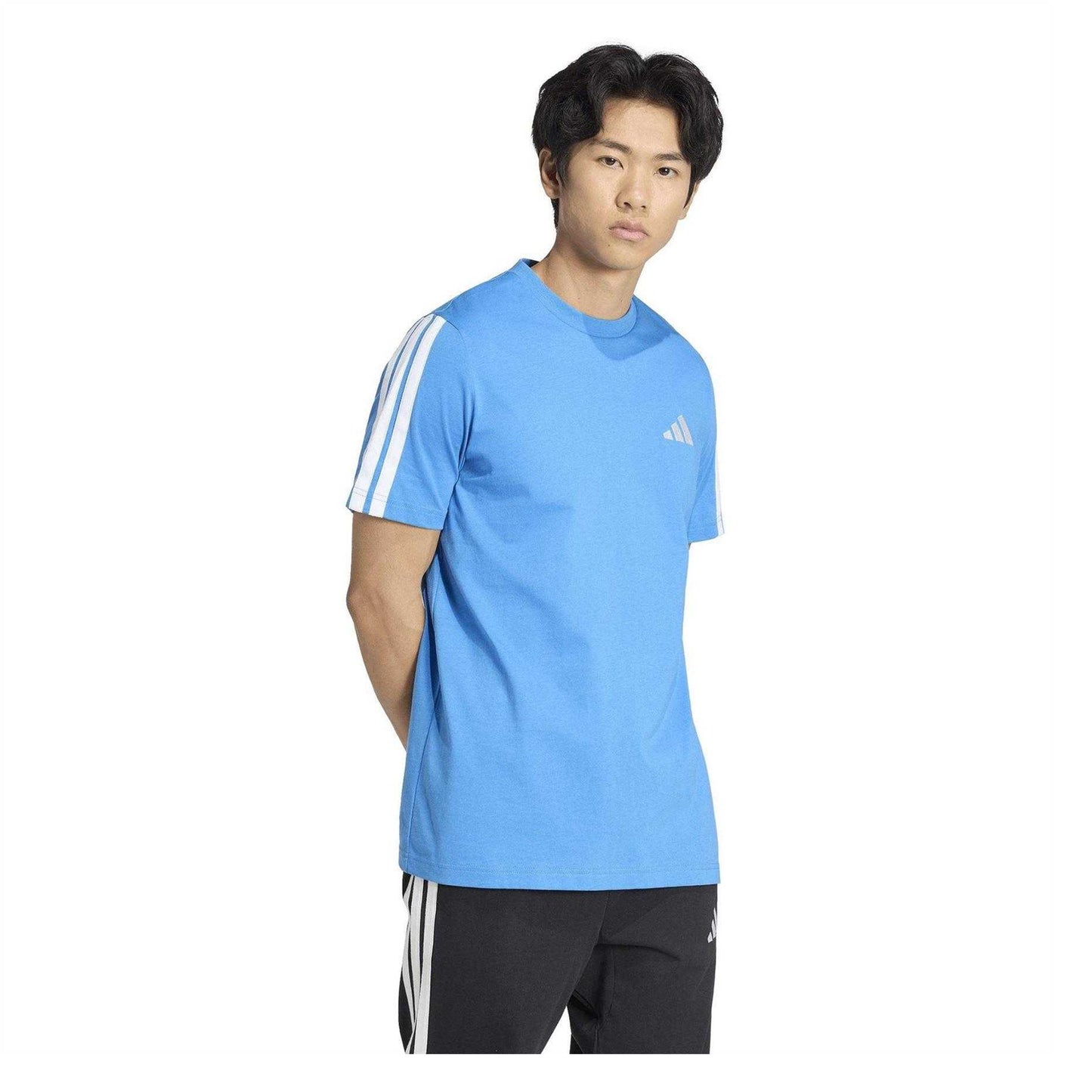 Ray - Side - Adidas Mens 3 Stripes T-Shirt