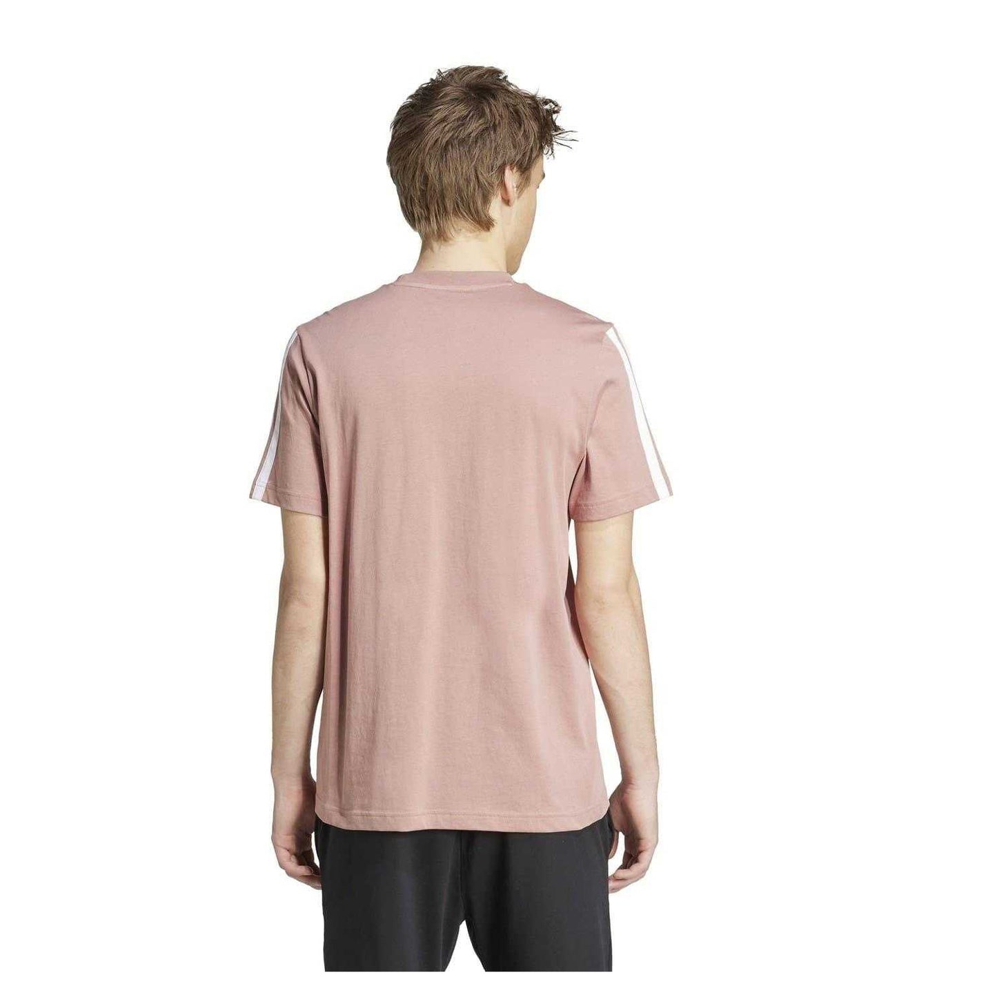 Clay - Back - Adidas Mens 3 Stripes T-Shirt