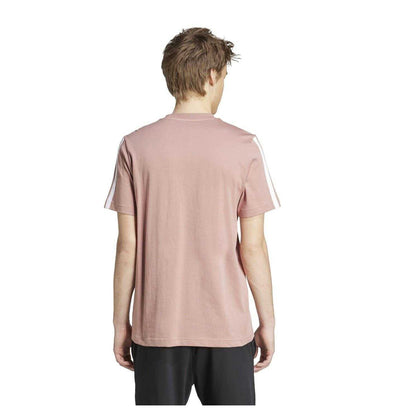Clay - Back - Adidas Mens 3 Stripes T-Shirt